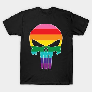 Rainbow Pride Skull T-Shirt